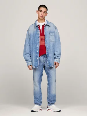 Calça jeans Ethan Relaxed Straight Desbotada