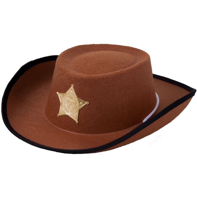 Cowboyhut - braun - für Kinder