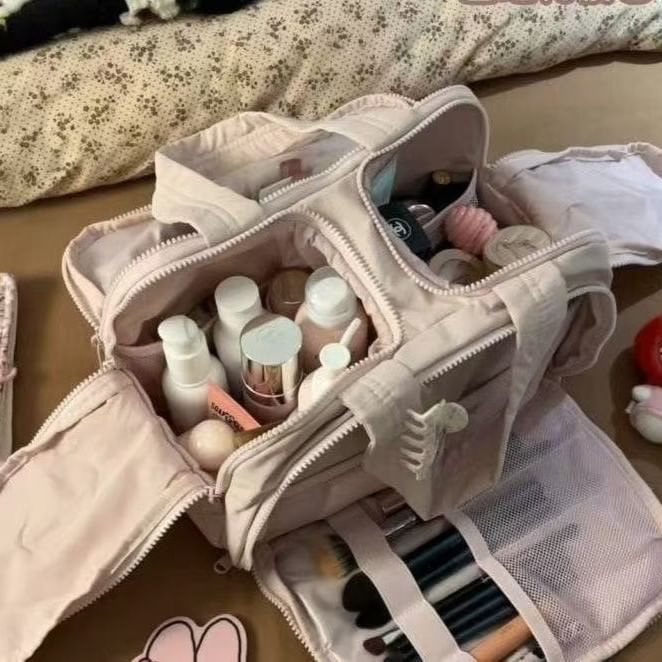 Karnemelk - Grote cosmetische make-uptas / toilettas