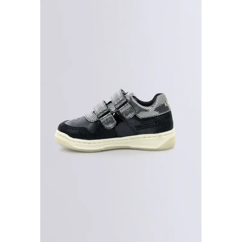 KALIDO NOIR BRILLANT BASKETS BASSES Synthétique Fille