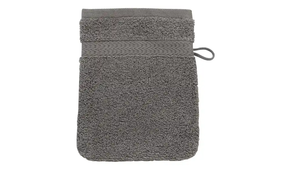 Como Green Waschhandschuh Kuschel Wuschel Anthrazit 16x21 cm