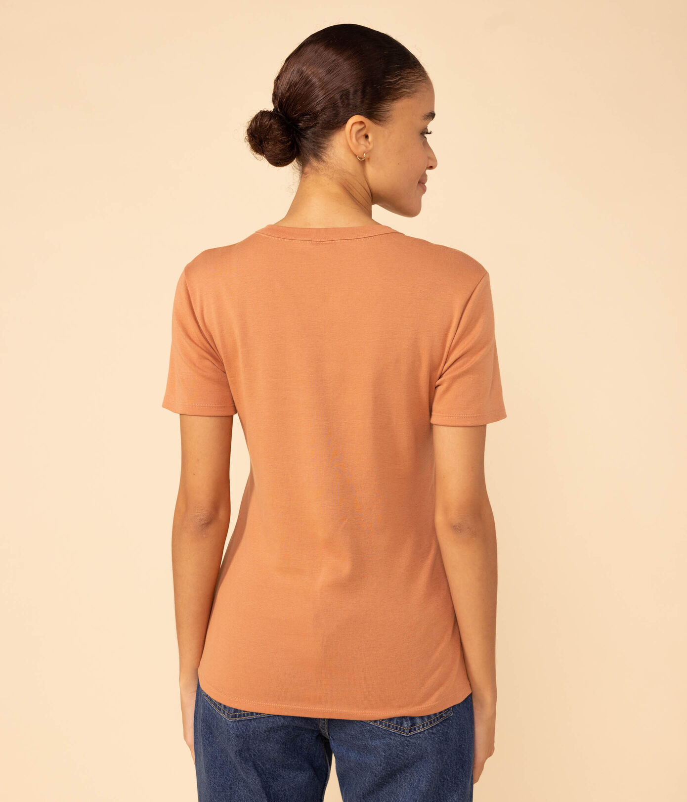 Tee-shirt L'ICONIQUE col rond en coton Femme