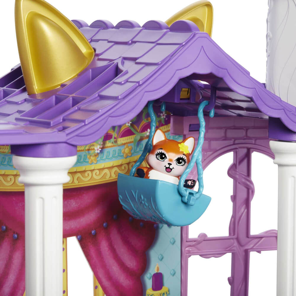 Mattel GYJ17 Enchantimals Royals Ballzauber Schloss mit Felicity Fox & Flick