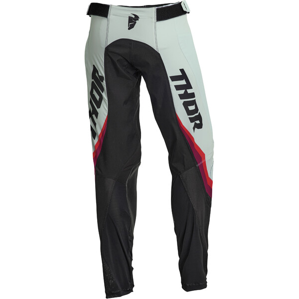 Thor Motocross - Pantalon femme Pulse Rev Blanc / Noir