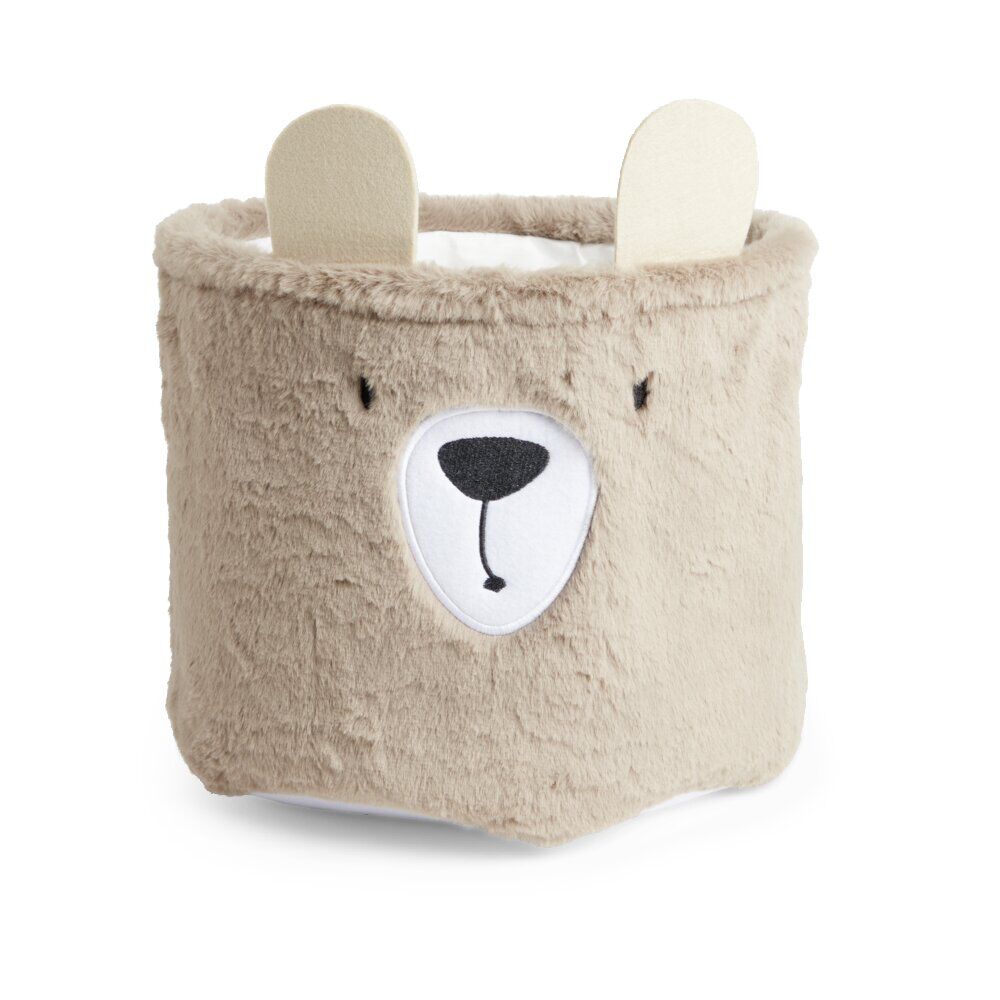 Panière enfant lapin rose Ø30xH25cm