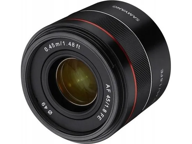 Samyang AF - Objektiv - 45 mm - f/1.8 FE - Sony E-mount - for Sony Cinema Line; a VLOGCAM; a1; a1 II; a6700; a7 IV; a7C; a7C II; a7CR; a7R V; a9 III