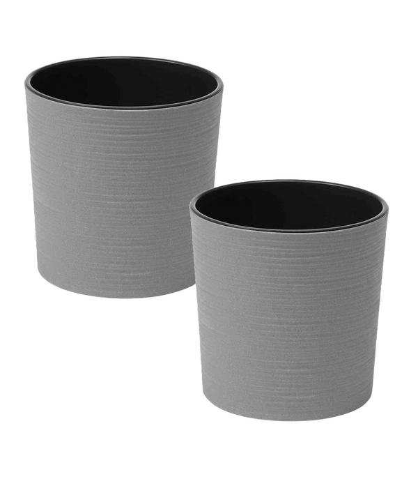 Siena Garden Kunststoff-Topf ECO Lens, rund,