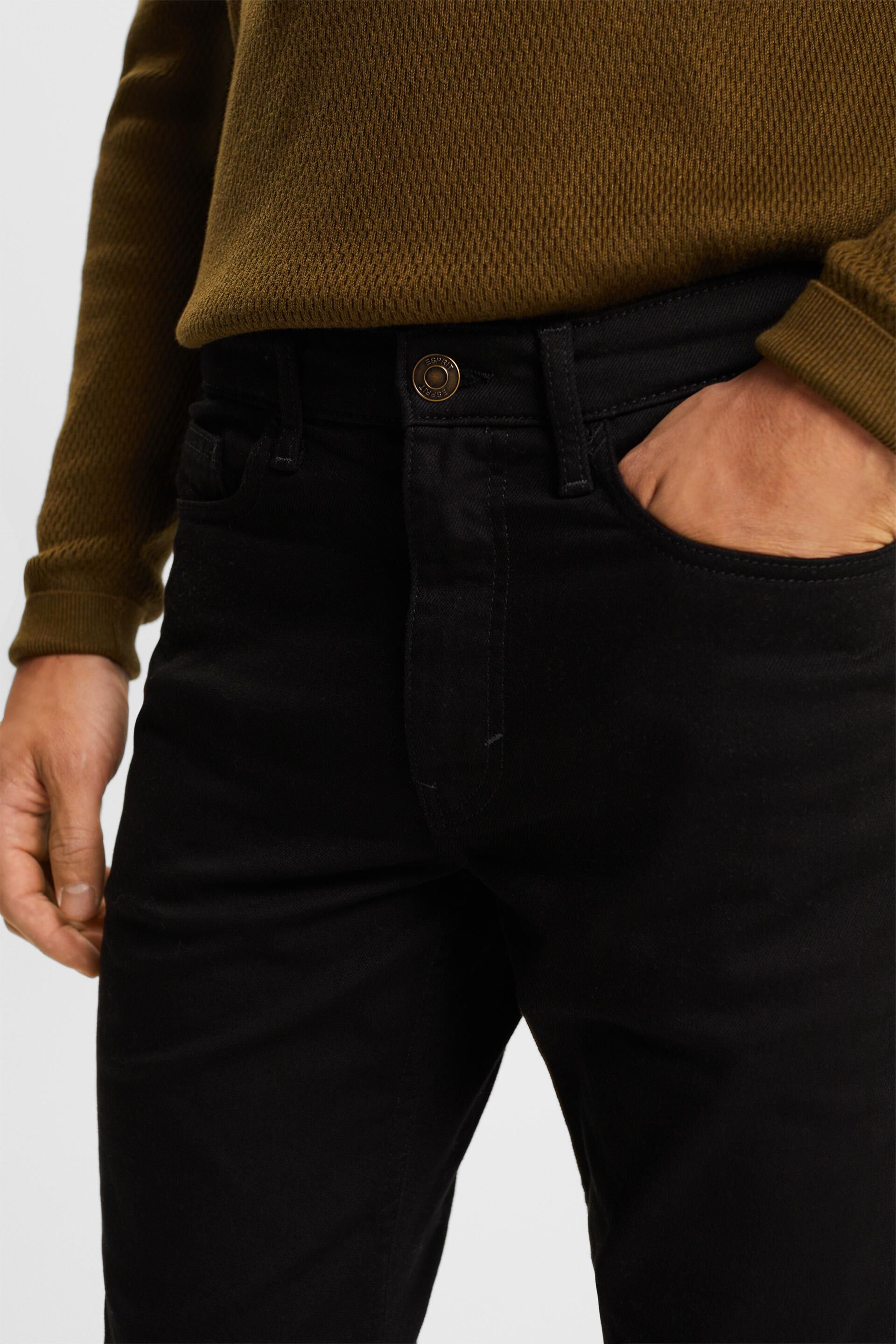 En matière recyclée : jean de coupe Straight Fit