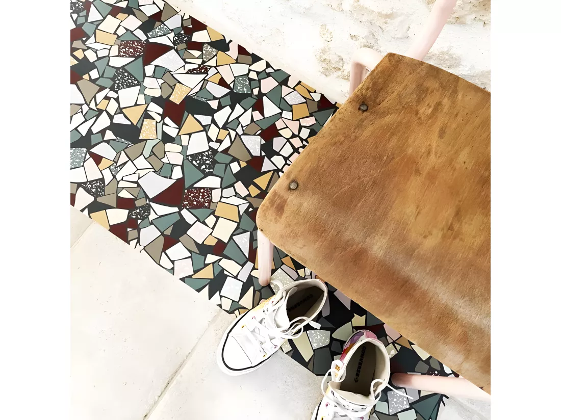 Tapis Vinyle Large l120xH200cm - Fragments - Vinyle