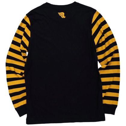 T-shirt manches longues RIDING CULTURE FREE RIDER L/S - Jaune / Noir