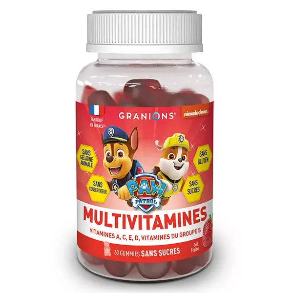 Granions Paw Patrol Multivitamin Gummies 60 gomas