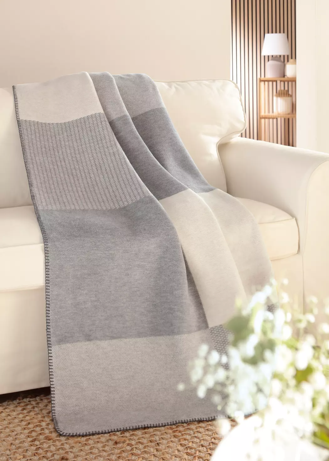 Kuscheldecke Grain Check 150 x 200 cm