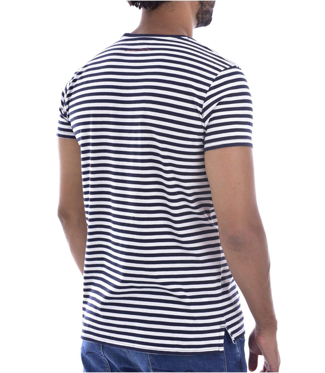 Tee shirt marinière  -  Homme - Teddy smith