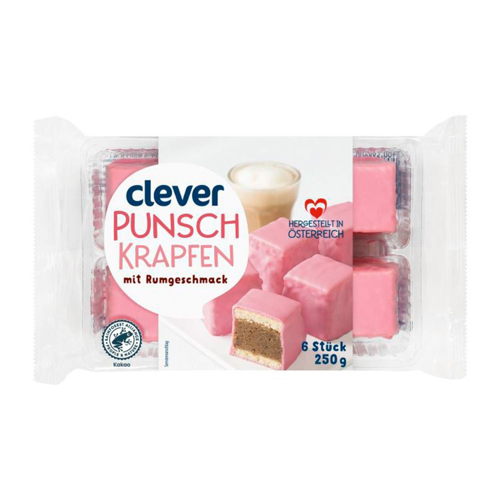 Clever Mini Punschkrapfen