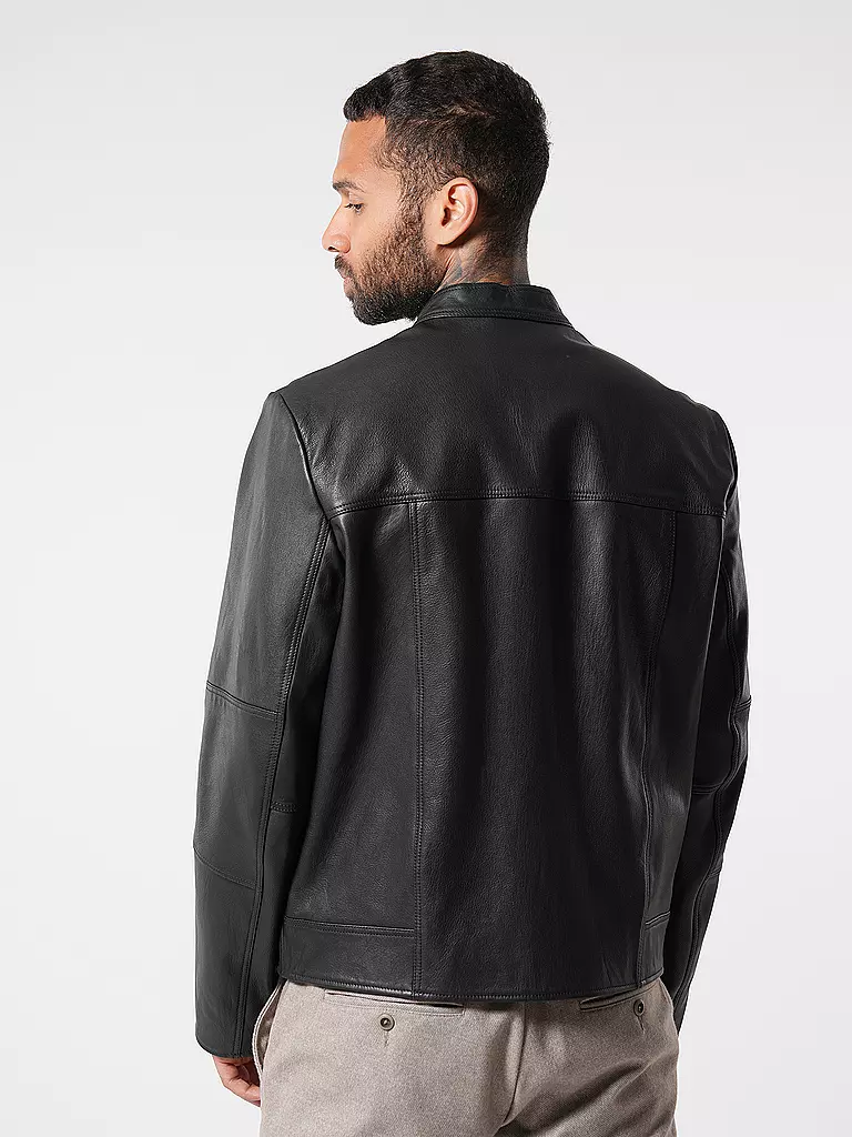 HUGO Lederjacke LOKIS schwarz