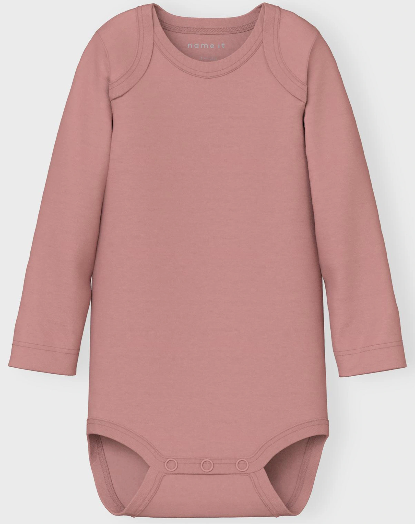 Langarm-Body NBFBODY HEARTS 2er Pack in beige/rosa