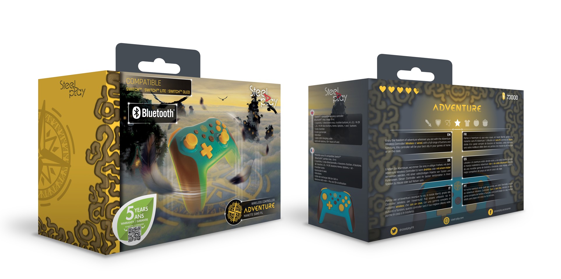 Steelplay - Adventure Wireless Controller (Switch)