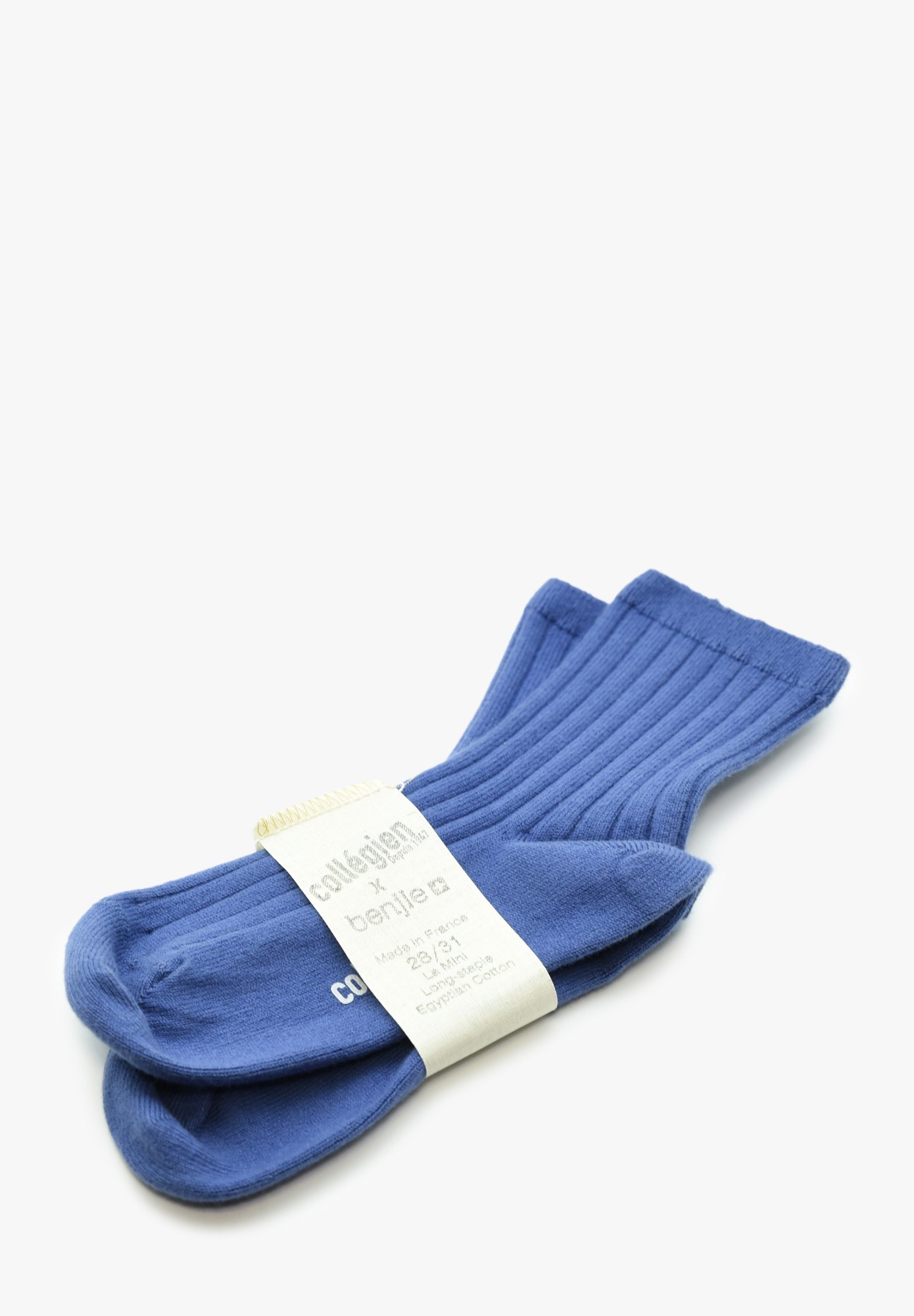 Niedrige Socken Benjie x Collegien Saphirblau