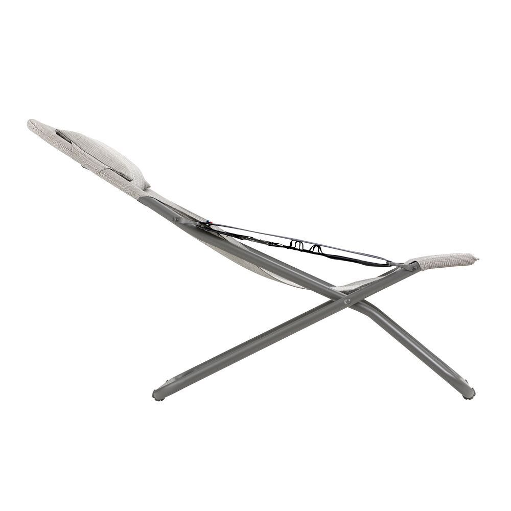 Mehrpositions-Klapp-Liegestuhl Transabed Batyline® Duo Grau Galet