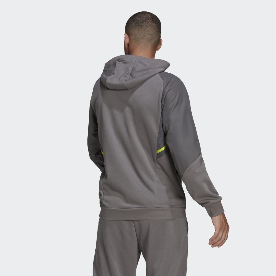 adidas Sweat à Capuche Condivo 22 - Gris/Blanc