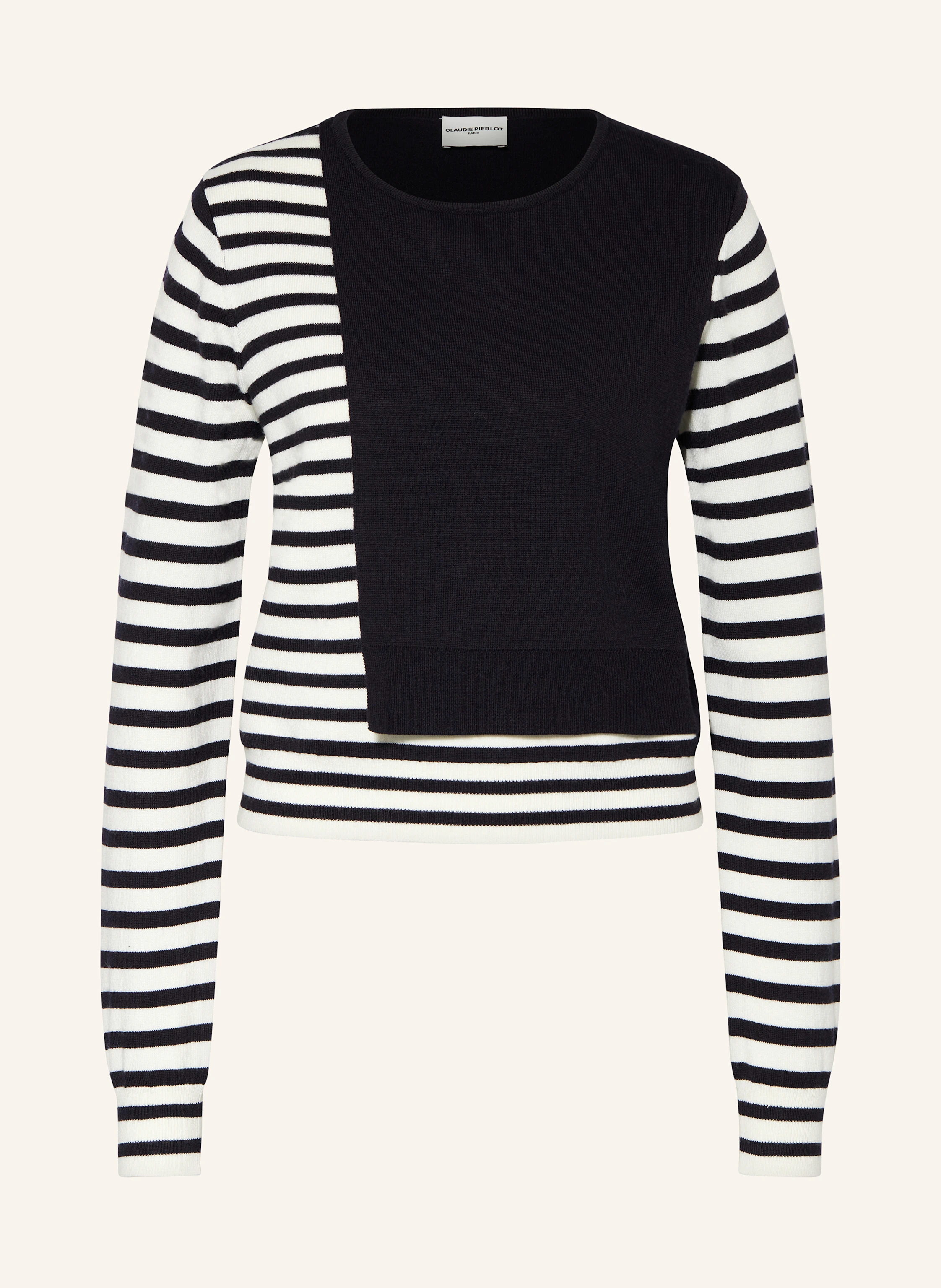CLAUDIE PIERLOT Pullover im Layering-Look