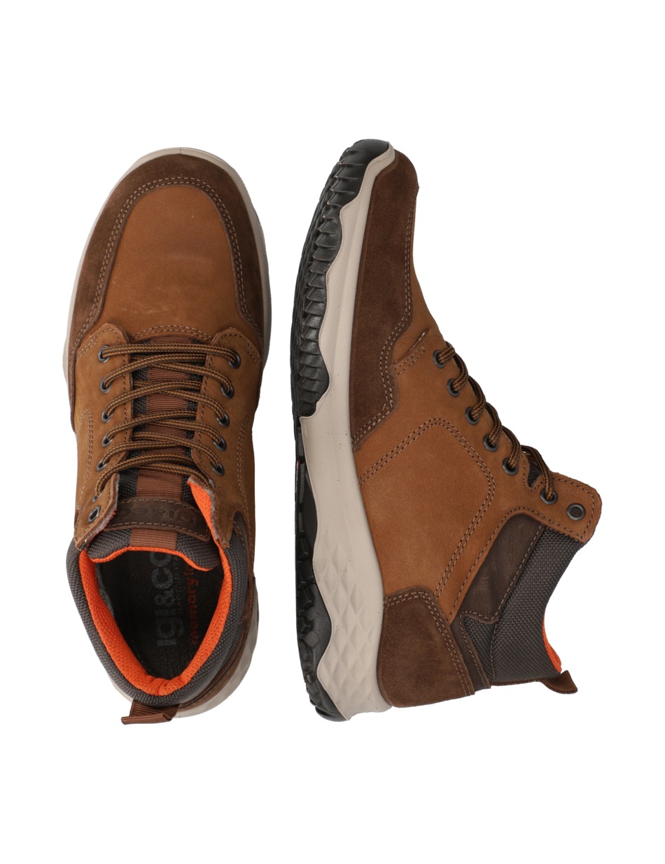 Lederkombination Sneaker Mid Cut