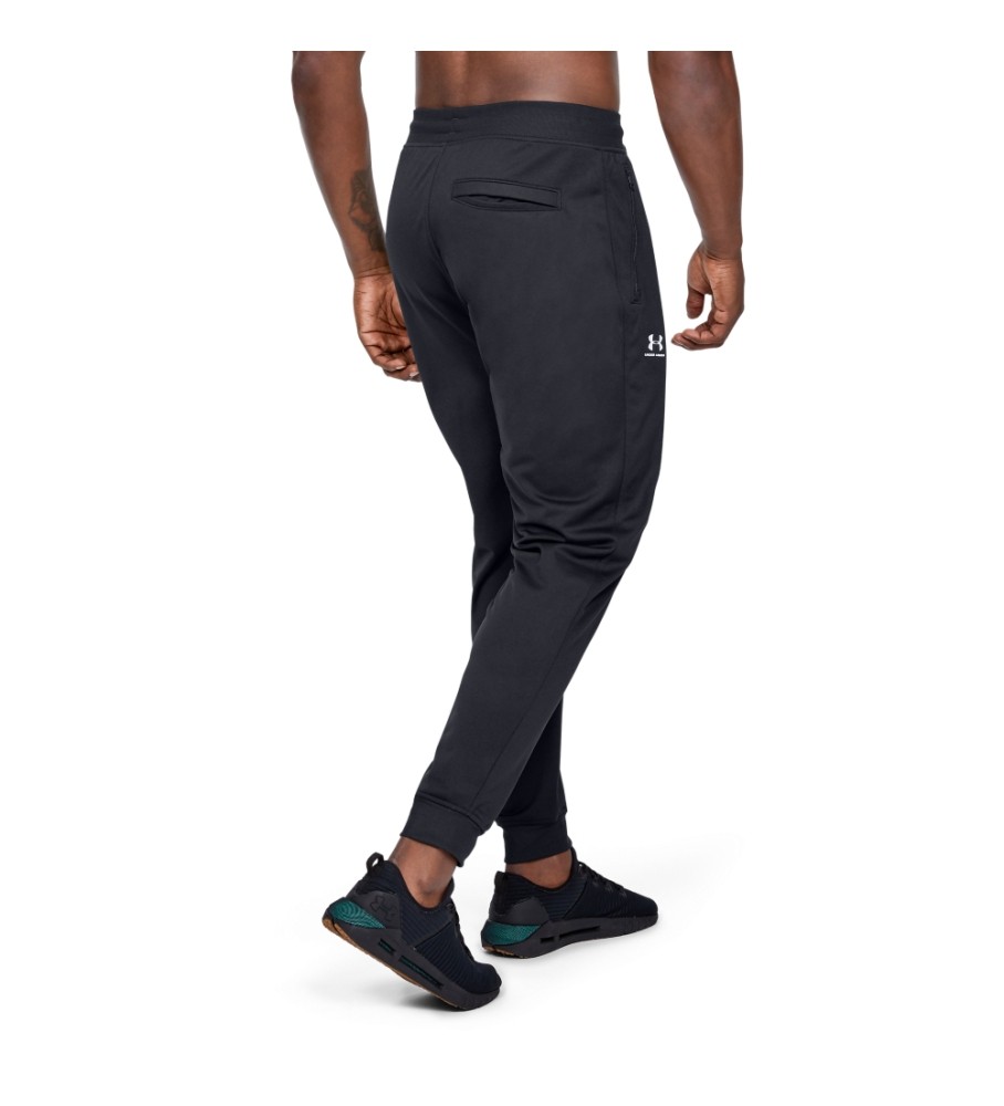 Calça de corrida preta Under Armour UA Sportstyle
