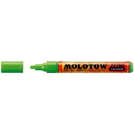 Molotow Permanentmarker ONE4ALL 227 HS, nachfüllbar, 4 mm, neongrün fluor