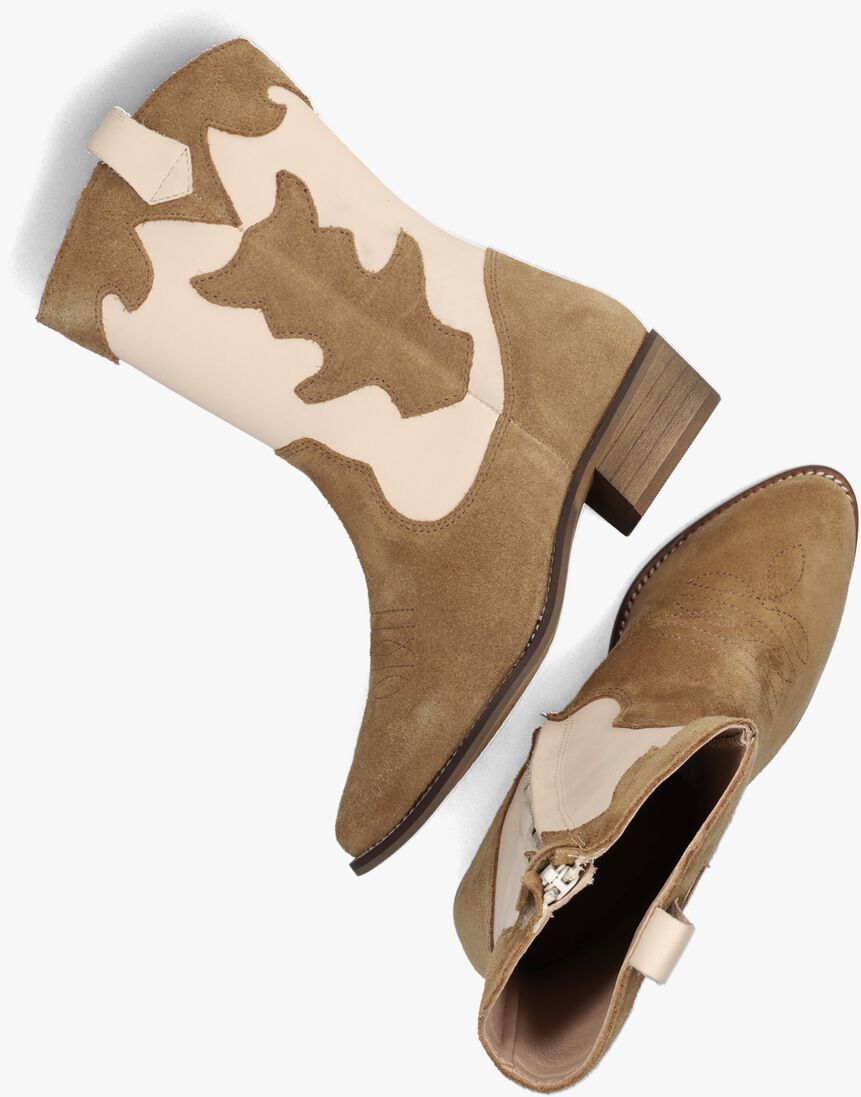 WYSH beige wysh cowboylaarzen nolia