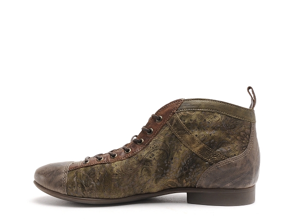 Think boots bottine plates femme 68 9010 kaki