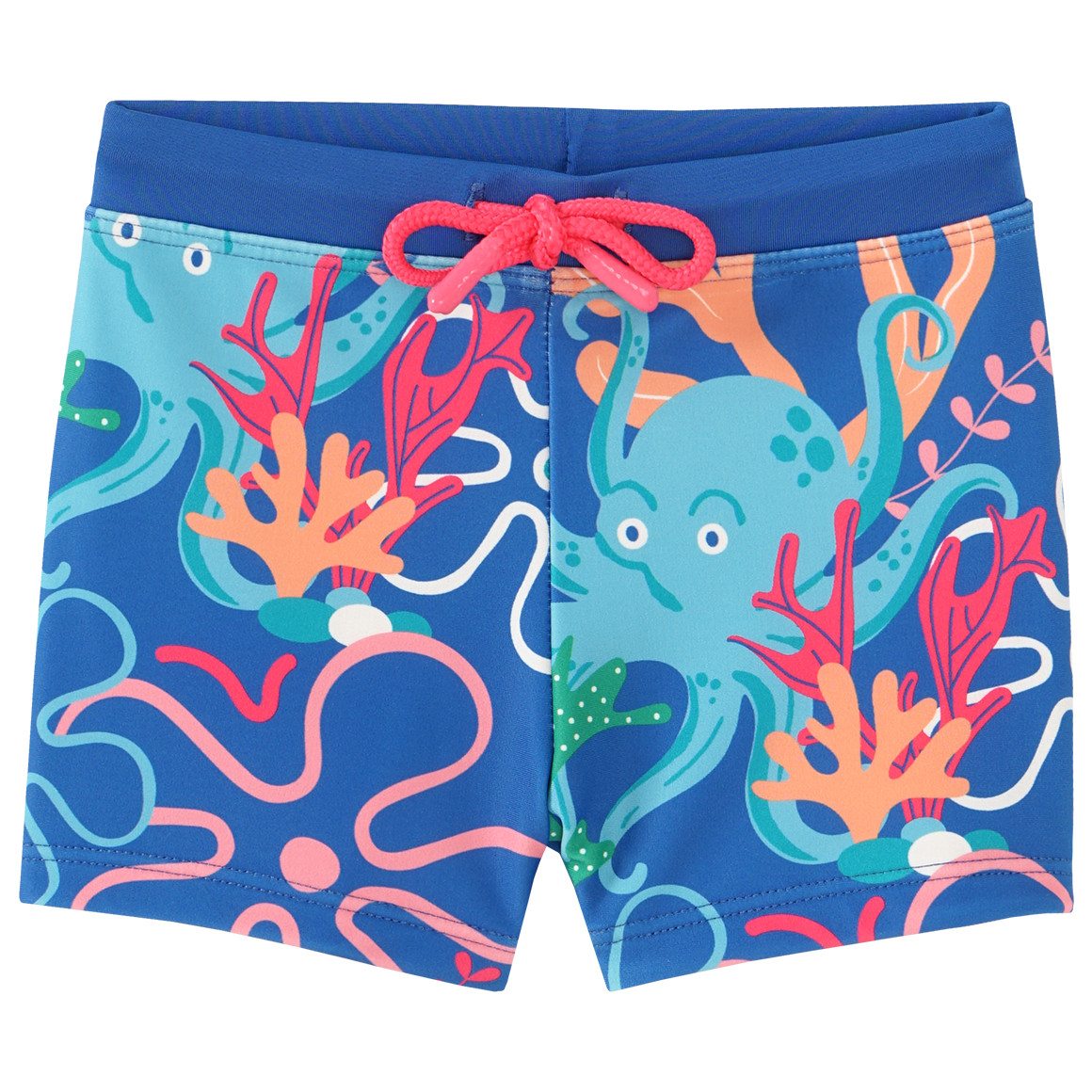 Famy Baby Badehose mit Meeres-Motiven blau / bunt