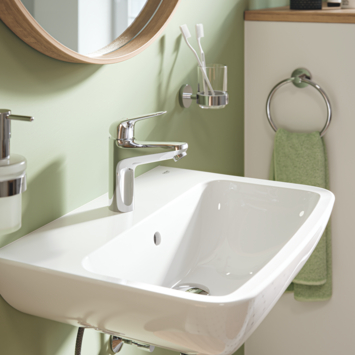 Grohe Wastafelmengkraan Swift M-size Push Open Chroom