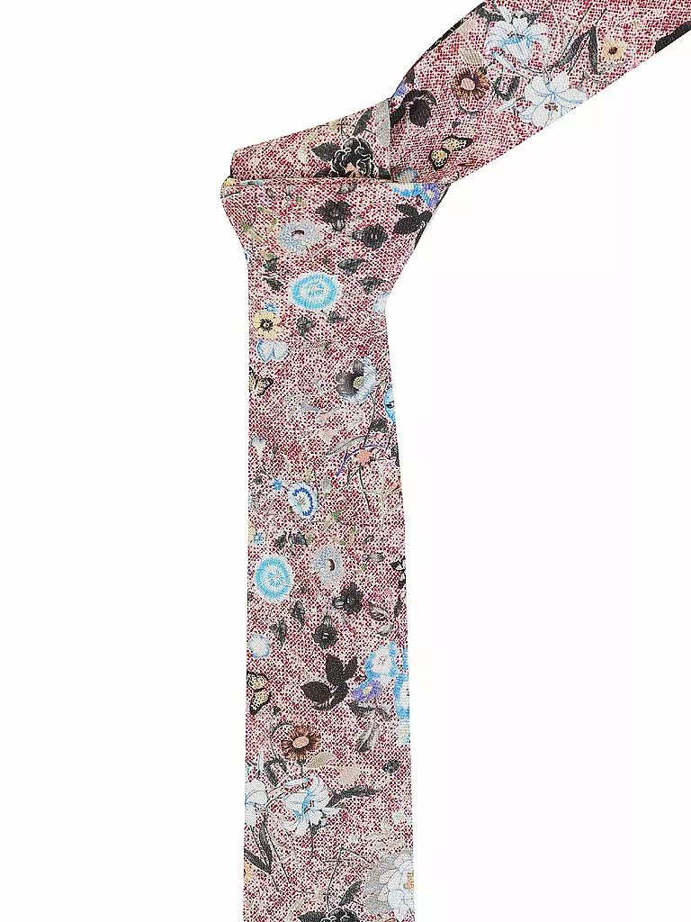 SEIDENFALTER Krawatte PRINCE BOWTIE rot