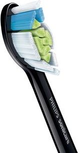 Philips Sonicare Optimal White W2 - Opzetborstels - Zwart - Verpakking van 4
