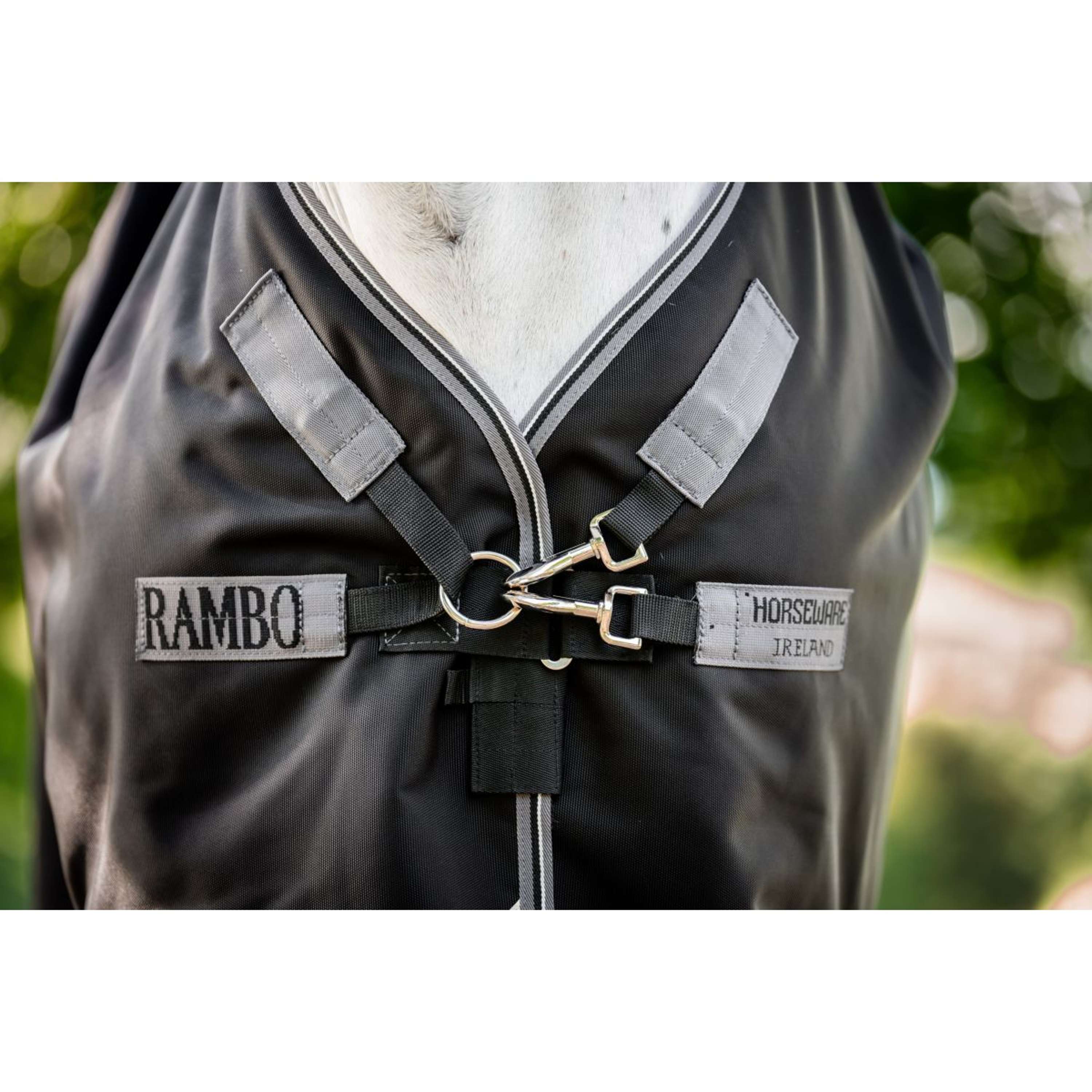 Rambo Turnout 1680D 50g Black/Thunderstorm Grey/Silver