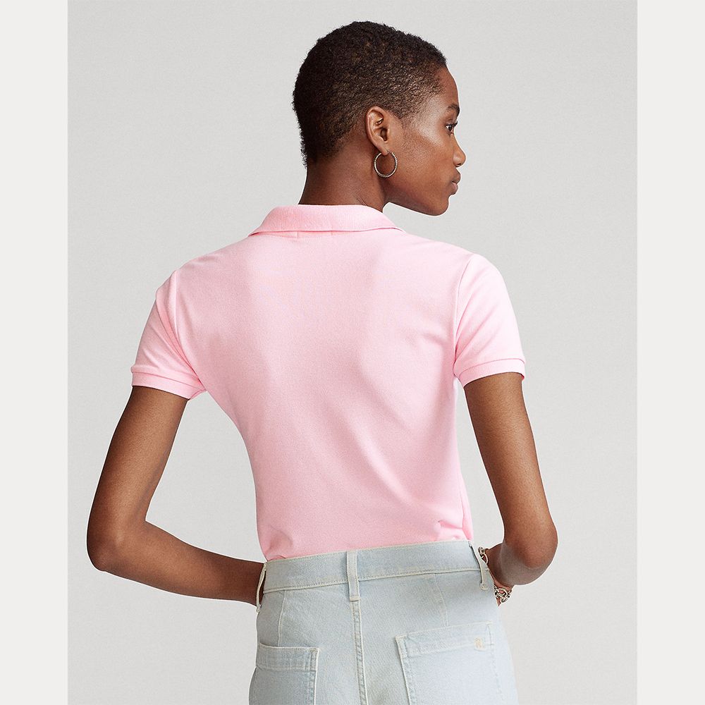 Stretch Pique Dame Rosa