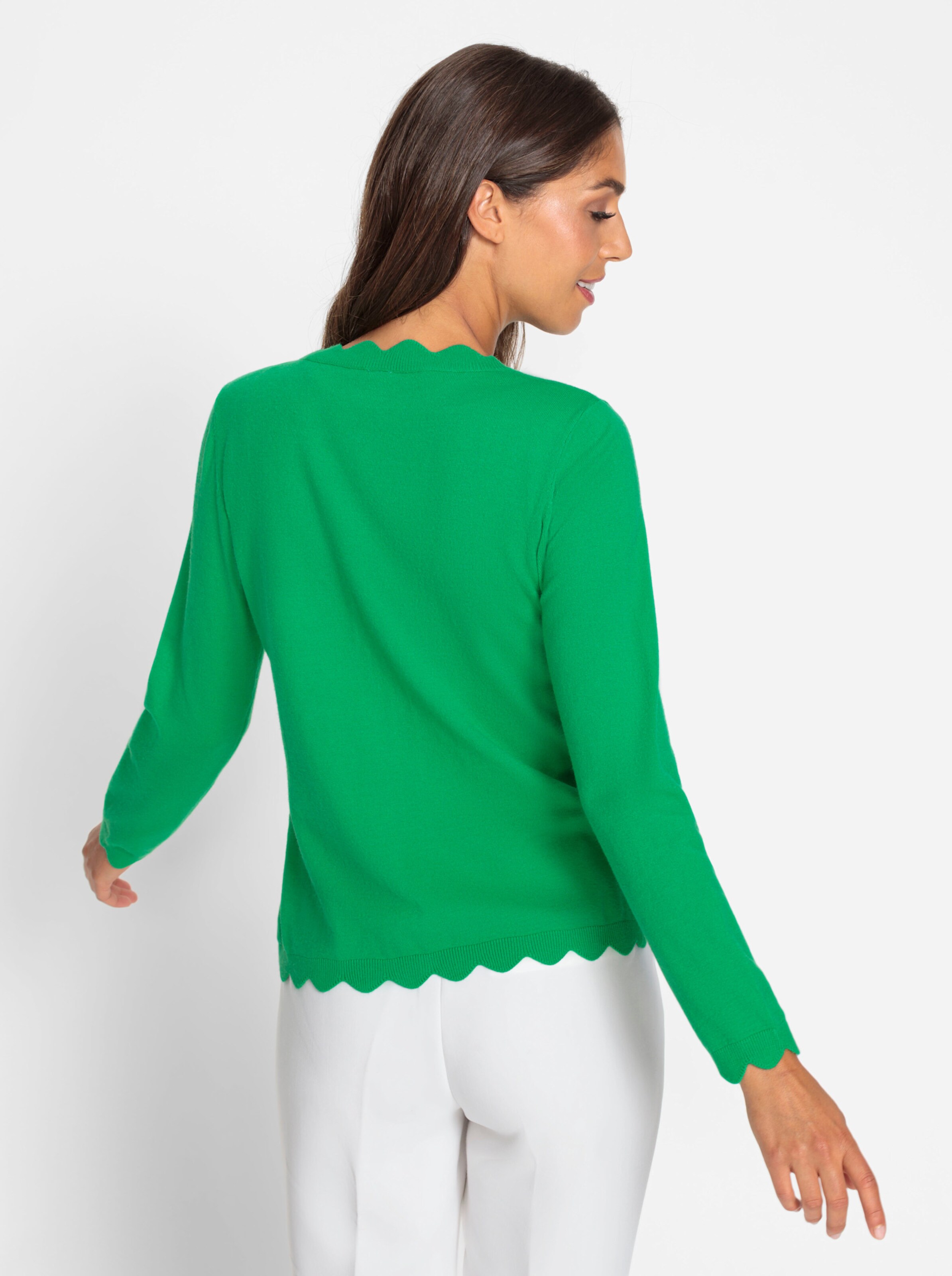 heine Strickjacke in grasgrün