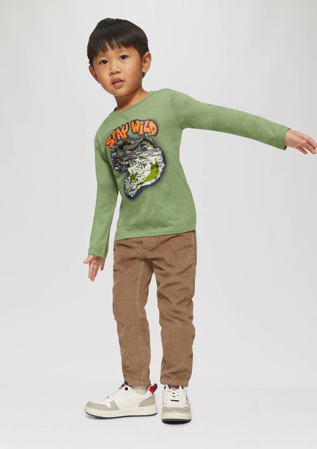 s.Oliver broek bruin