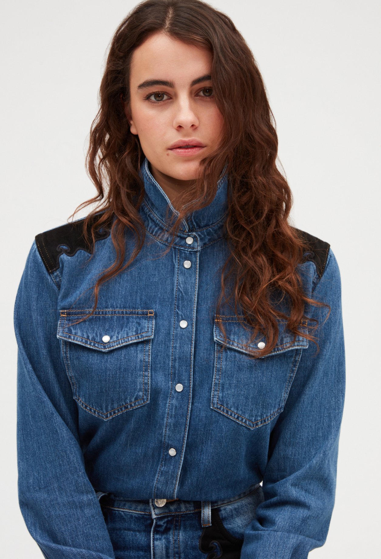 Chemise jean mid blue