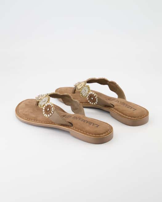 Lazamani 75.451 Zehentrenner in Beige