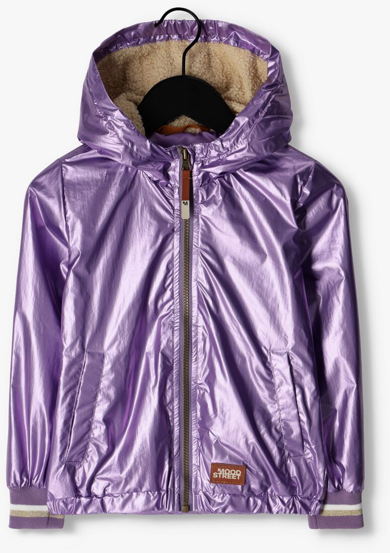 MOODSTREET paarse moodstreet jack jacket metallic shell