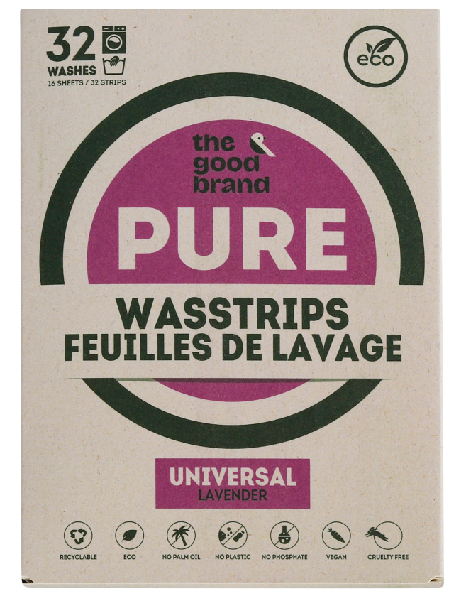 The Good Brand Wasstrips Lavendel (32 stuk)