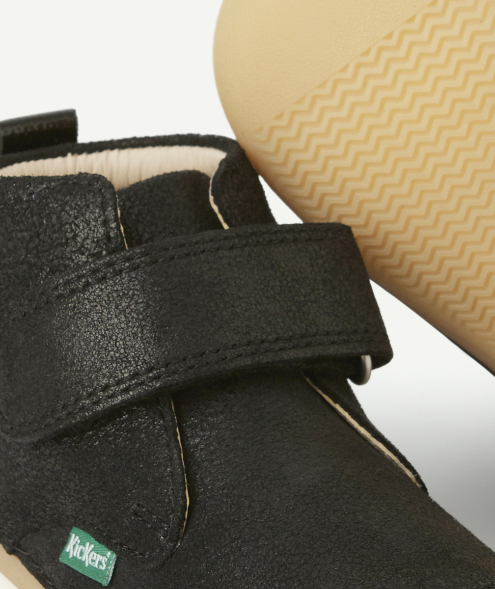 KICKERSCHAUSSURES SABIO BÉBÉ FILLE NOIR BRILLANT