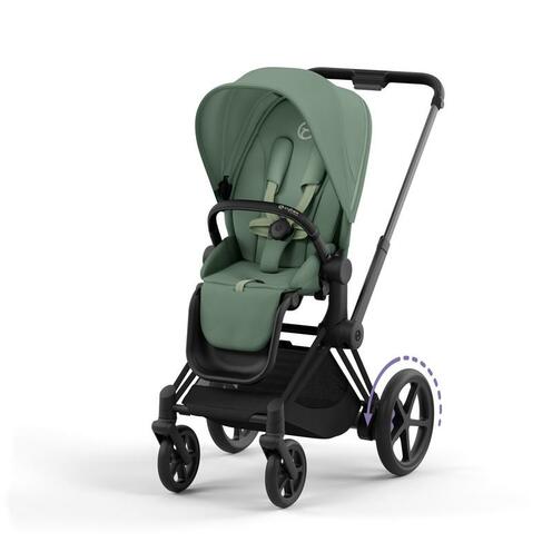 Poussette e-PRIAM Matt Black Leaf Green 2023 - CYBEX
