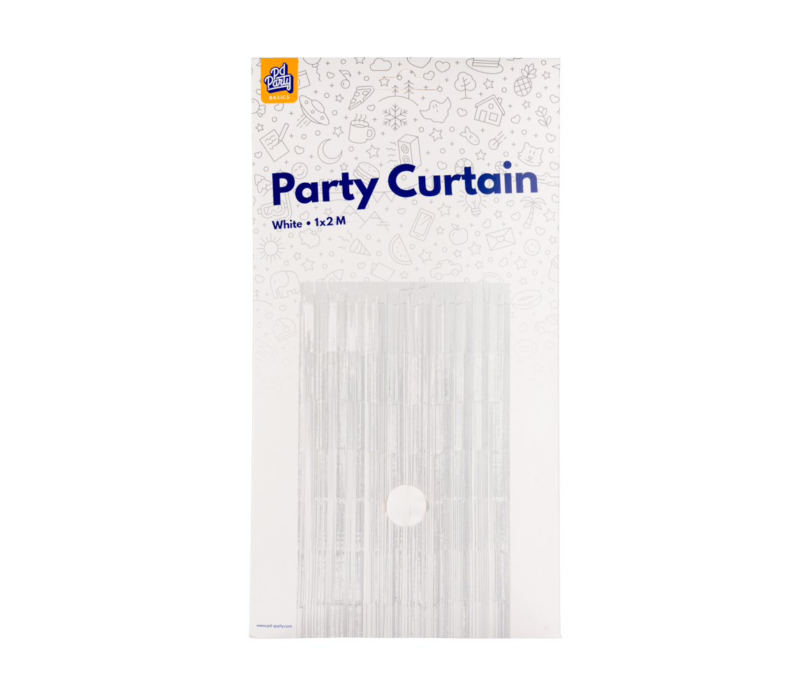 Witte Deurgordijn 2m