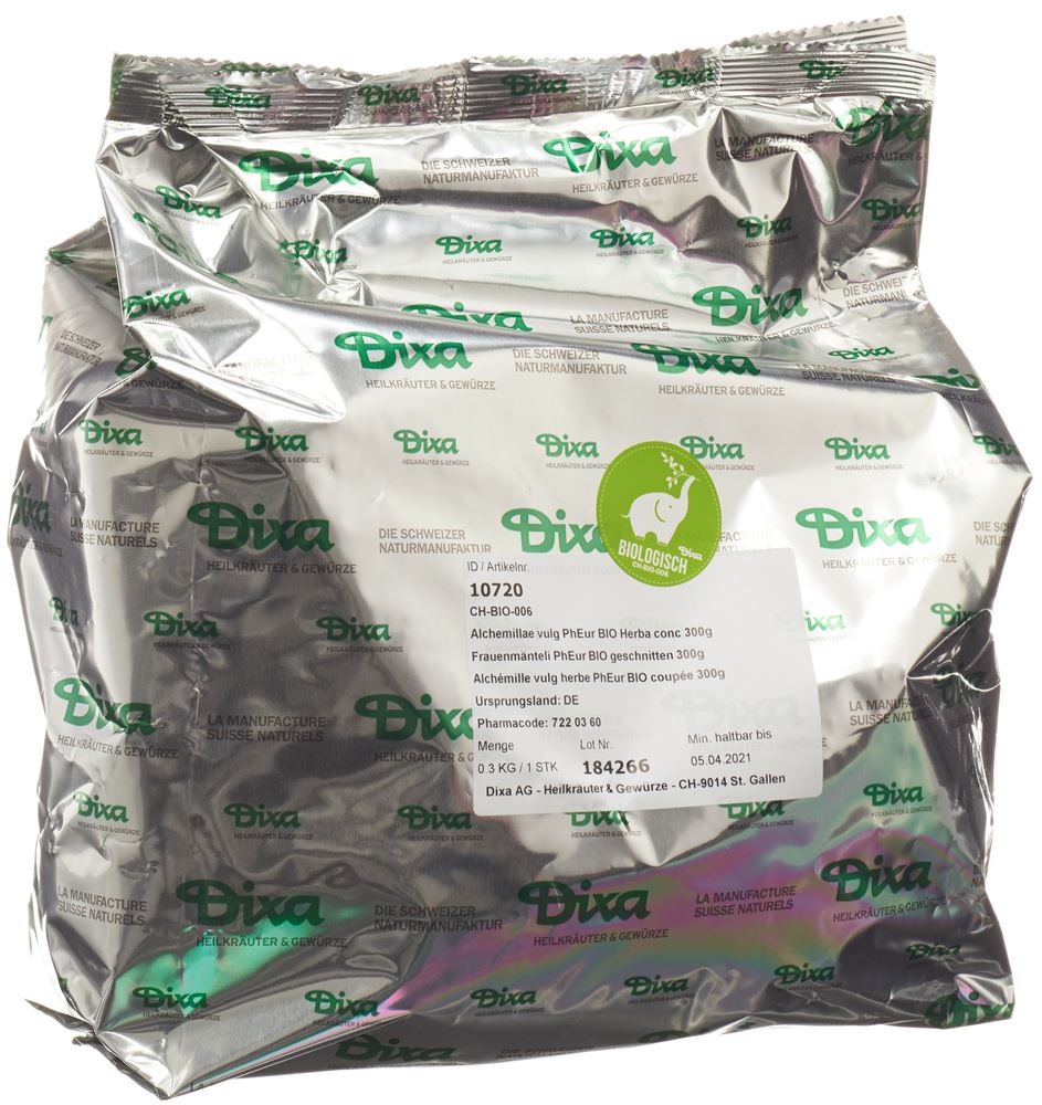 DIXA Frauenmänteli<br>300 g, PhEur BIO geschnitten