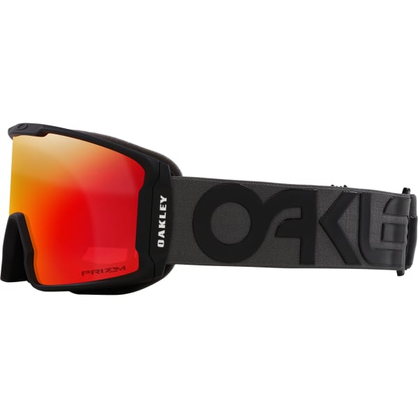 Masque de ski OAKLEY LINE MINER L FORGED IRON BLACK B1B/PRIZM TORCH IRIDIUM