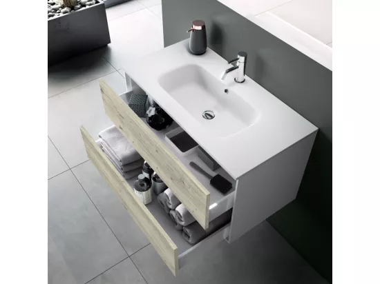 Ensemble de salle de bain 3 pièces IGEA pin arctique