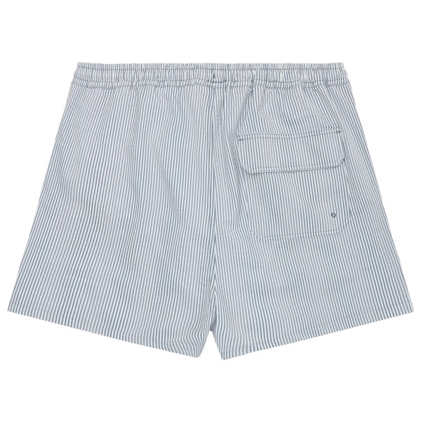 KnowledgeCotton Apparel - Mid-Thigh Stripe Seersucker Swimshorts - Zwembroek