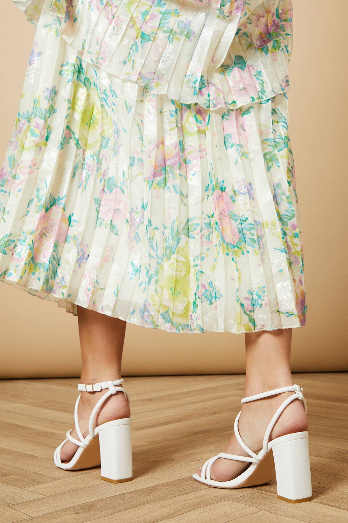 Oasis Sandales à Talons Hauts Carrés à Brides Molly en synthétiquecuir